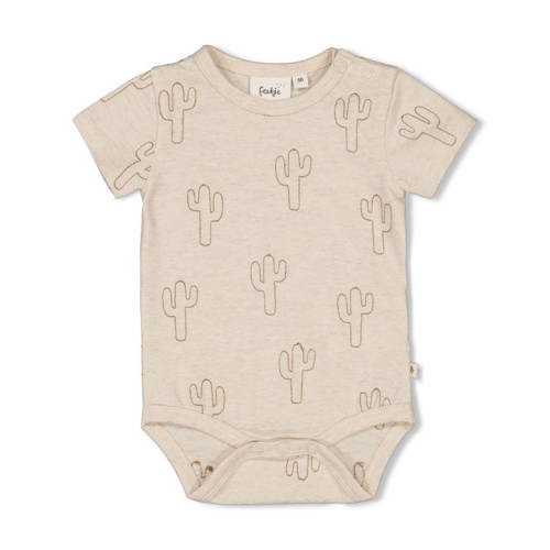 Feetje romper Sssiesta ecru Jongens Katoen Ronde hals All over print - maat 56 afbeelding