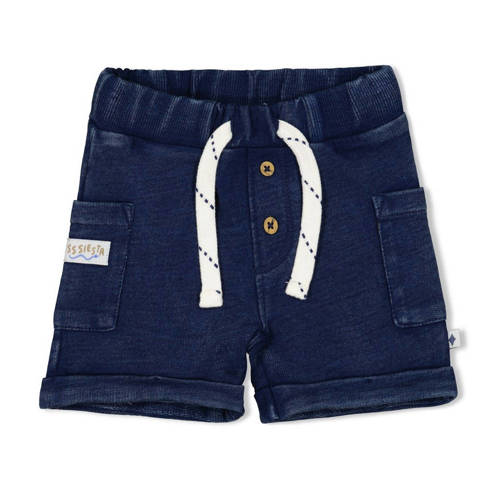 Feetje jog denim short Sssiesta marineblauw Korte broek Jongens Katoen - maat 80 afbeelding