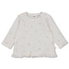 Feetje longsleeve Delicate Flower wit/roze