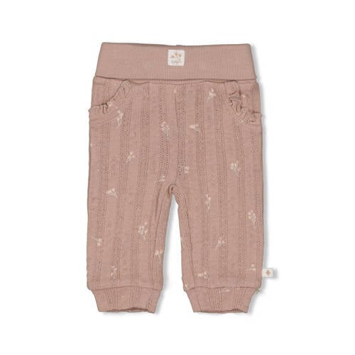 Feetje baby broek Delicate Flower oudroze Meisjes Katoen Bloemen - maat 62 afbeelding