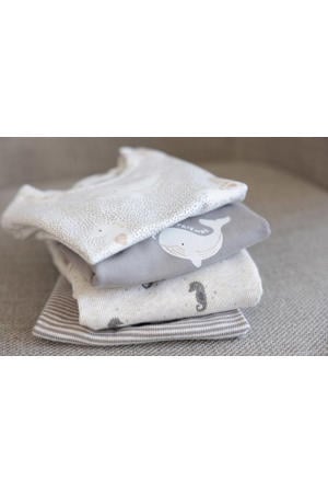 longsleeve Sea Sweeties grijs/offwhite