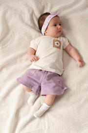 thumbnail: Feetje korte broek Flower Ranch lila
