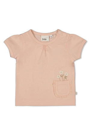 T-shirt Let Your Dreams Blossom lichtroze