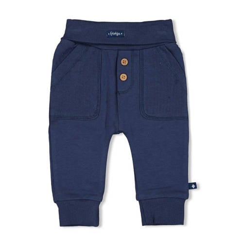 Feetje babybroek Seaside Happiness maarineblauw Jongens Sweat Effen - maat 80 afbeelding