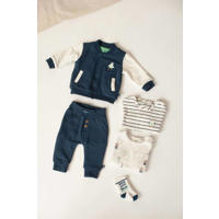 thumbnail: Feetje T-shirt Seaside Happiness ecru/blauw