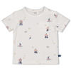 Feetje T-shirt Seaside Happiness ecru/blauw