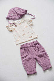 thumbnail: Feetje babybroek Flower Ranch lila