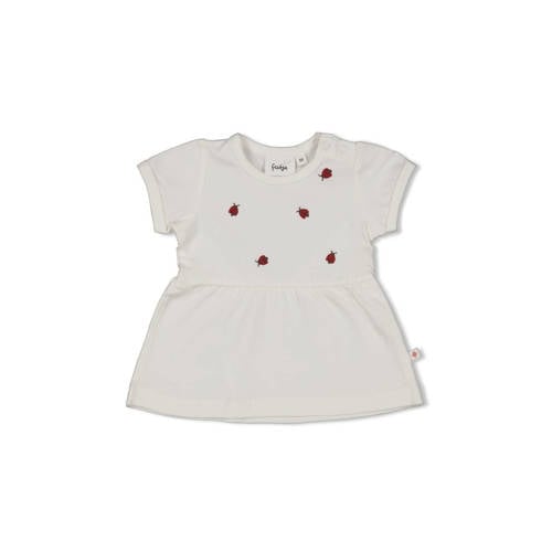 Feetje T-shirt Ladybug offwhite/rood Ecru Meisjes Katoen Ronde hals Printopdruk - maat 62 afbeelding