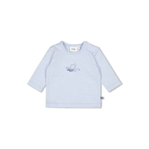 Feetje longsleeve Blue Ocean lichtblauw Jongens Katoen Printopdruk - maat 56 afbeelding