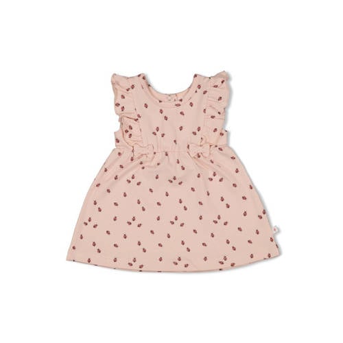 Feetje jurk Ladybug roze Meisjes Katoen Ronde hals All over print - maat 80 afbeelding