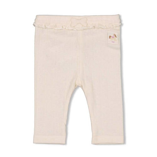 Feetje legging Flower Ranch ecru Meisjes Katoen Effen - maat 86 afbeelding