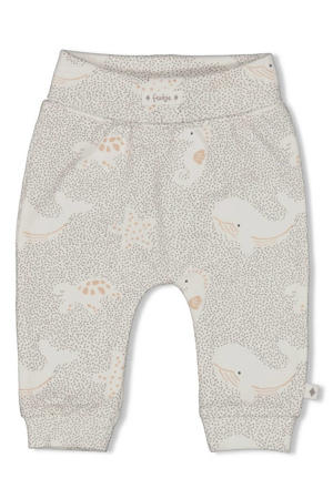 babybroek Sea Sweeties grijs/offwhite