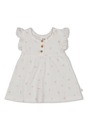 jurk Delicate Flower offwhite
