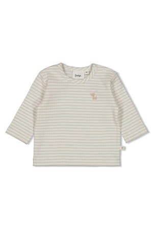 gestreepte longsleeve Elephant mintgroen
