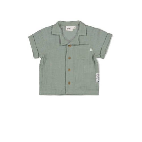 Feetje overhemd  Summer Woven groen Jongens Mousseline Klassieke kraag - maat 62 afbeelding