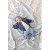 thumbnail: Feetje longsleeve Blue Ocean wit/blauw