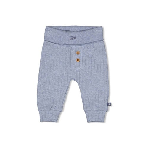 Feetje babybroek Blue Ocean blauw Jongens Katoen Effen - maat 56 afbeelding