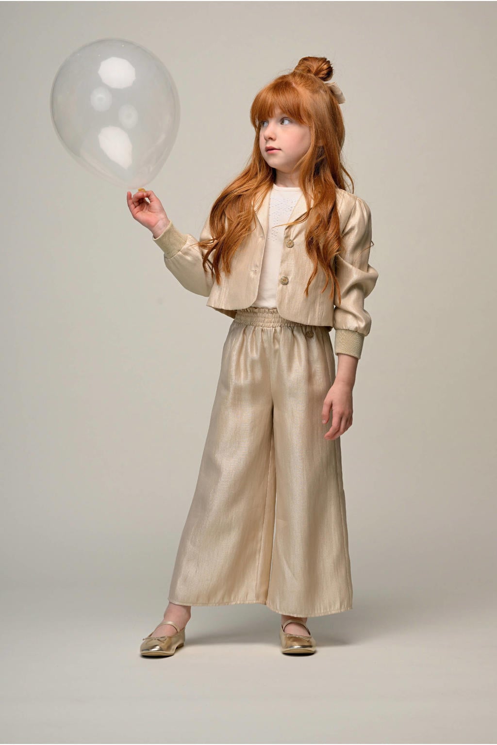 Gouden meisjes Le Chic wide leg broek