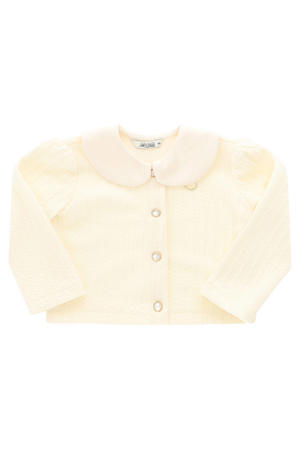 blouse met textuur offwhite