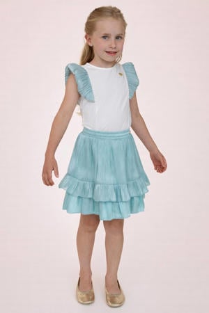 mini rok lichtblauw
