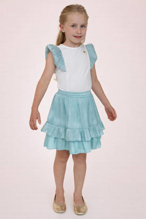mini rok lichtblauw