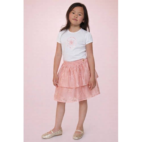 Le Chic T-shirt wit Meisjes Katoen Ronde hals Printopdruk - maat 158/164 afbeelding