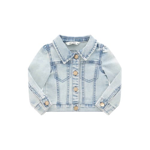 Le Chic denim spijkerjas zomer light blue denim Blauw Meisjes Stretchdenim Klassieke kraag - maat 98 afbeelding