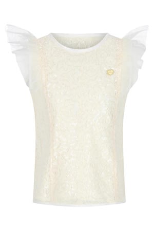 T-shirt wit gehaakt