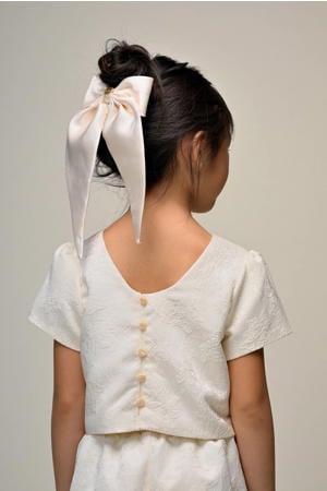 jacquard blousetop offwhite