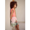 NONO T-shirt oranje rib gebreid
