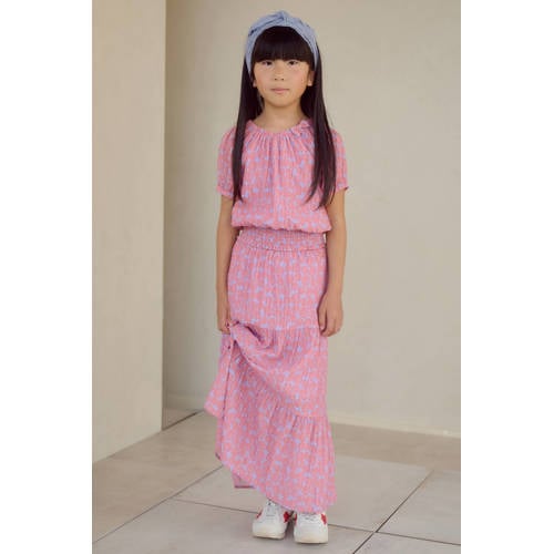 NONO maxi rok paars Meisjes Polyester All over print - maat 134-140 afbeelding