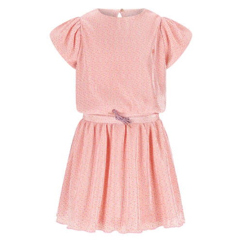 NONO korte jurk roze Meisjes Polyester Ronde hals All over print - maat 146-152 afbeelding