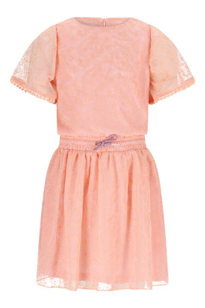 midi jurk roze