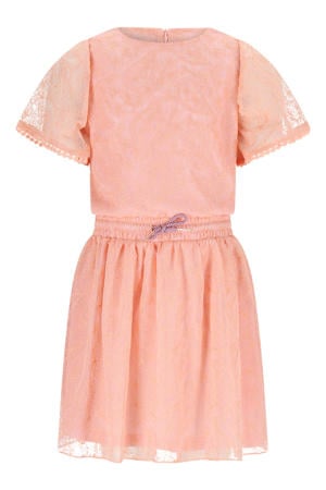 midi jurk roze