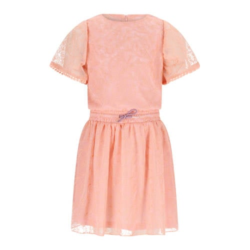 NONO midi jurk roze Meisjes Polyamide All over print - maat 122-128 afbeelding