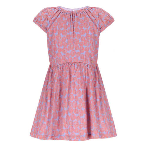 NONO midi jurk paars Meisjes Polyester All over print - maat 134-140 afbeelding