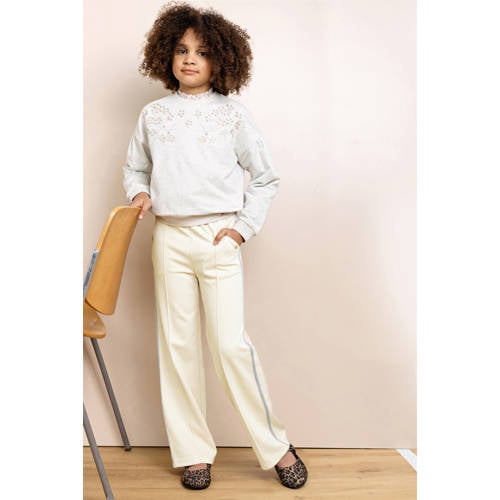 NONO regular casual broek wit Meisjes Katoen Effen - maat 104 afbeelding
