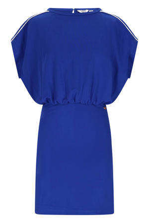 midi jurk blauw