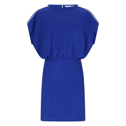 NoBell’ midi jurk blauw Meisjes Katoen Ronde hals Effen - maat 170-176 afbeelding