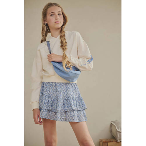 NoBell’ A-lijn rok blauw Meisjes Rayon All over print - maat 134-140 afbeelding