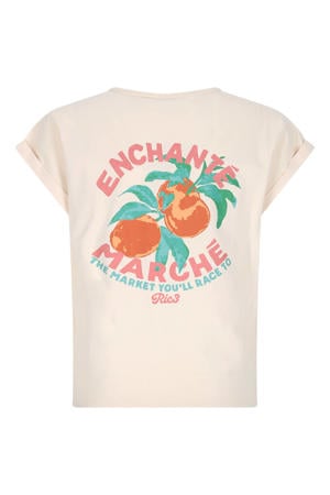 T-shirt met backprint wit