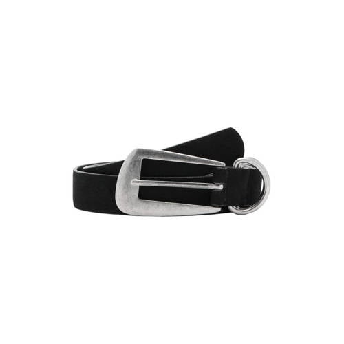 MANGO TEEN Riem Zwart Meisjes Imitatieleer Effen - maat 164(S) afbeelding