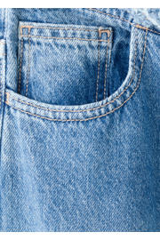 thumbnail: MANGO TEEN low waist wide leg jeans light blue denim
