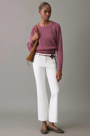 flared jeans wit