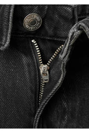 thumbnail: MANGO TEEN low waist wide leg jeans black denim