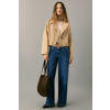 MANGO TEEN low waist wide leg jeans dark blue denim