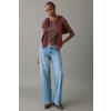 MANGO TEEN low waist straight leg jeans light blue denim