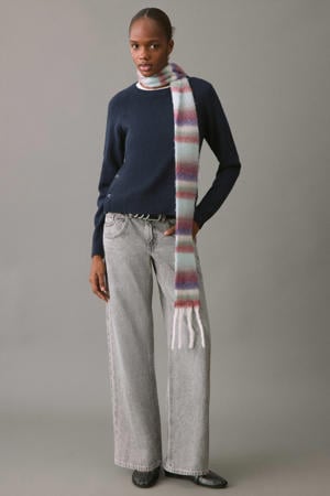 low waist straight leg jeans grey denim