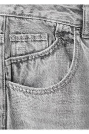 thumbnail: MANGO TEEN low waist straight leg jeans grey denim