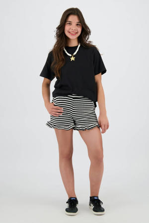 T-shirt met backprint zwart